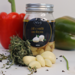 Ail confit au thym